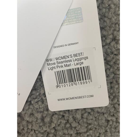 Women’s‎ Best Move Seamless Leggings light pink Marl size large L NWT - Picture 2 of 6